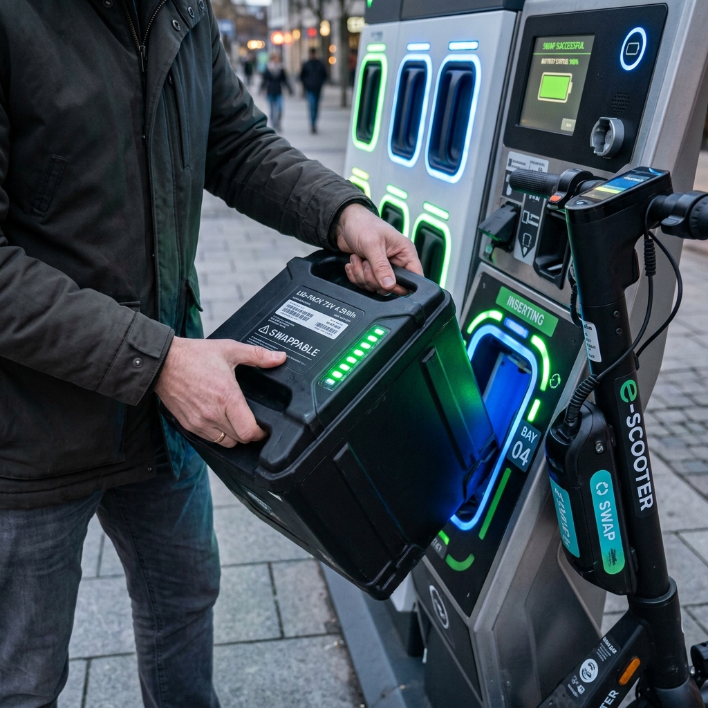 Smart Lithium Battery Swapping and Fast Charging Infrastructure