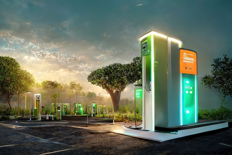 High-Speed DC Fast Charger Setup for Fleet and Commercial Use