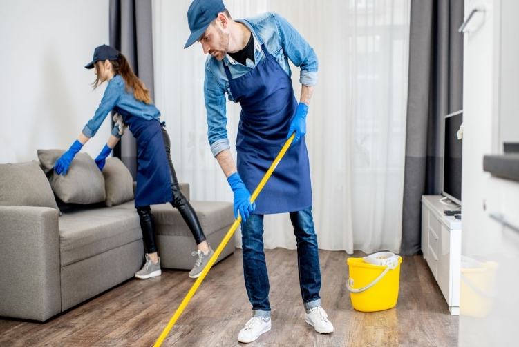 Industrial Housekeeping and Eco-Friendly Facility Sanitation Staff